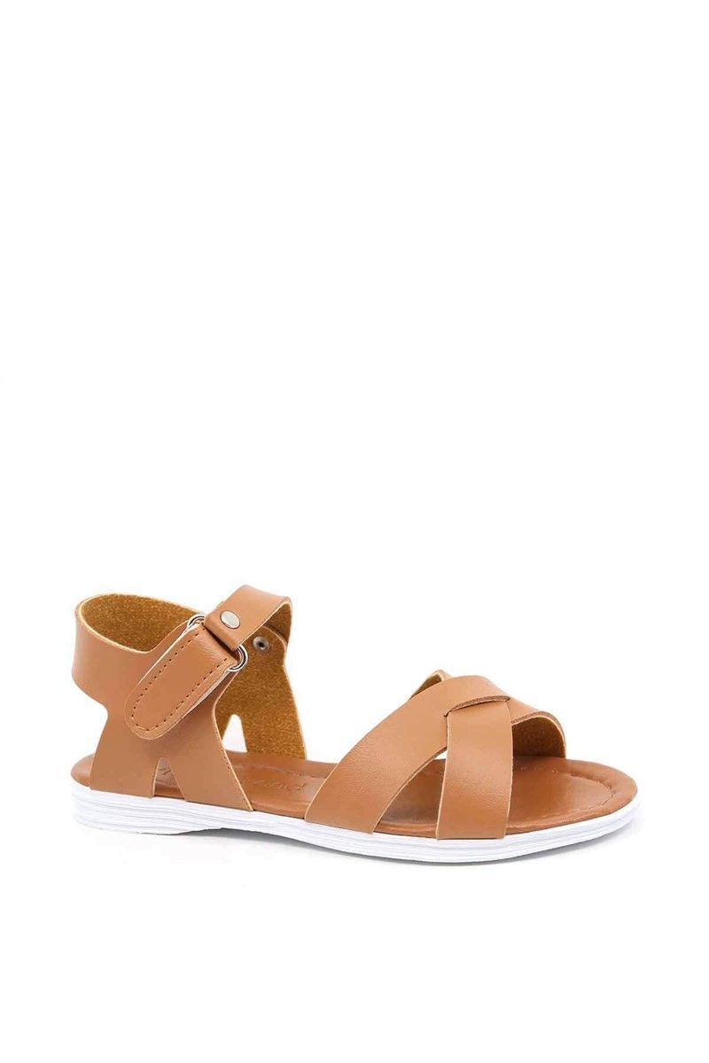 Women's sandals - brown 308144