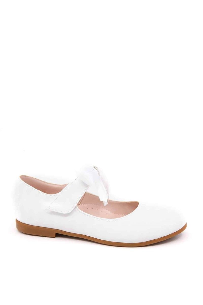 Modatrend Children's Leather Shoes - White #309046