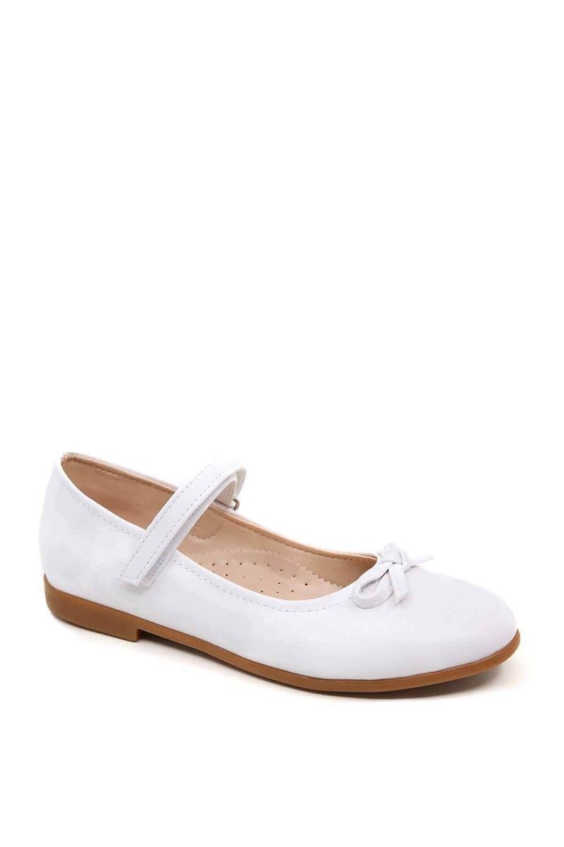 Modatrend Children's Leather Shoes - White #311132