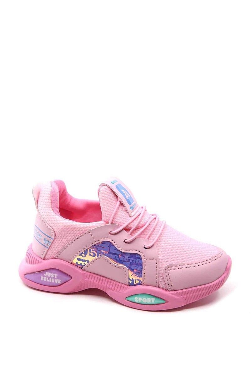 Children's sneakers -26-30 - Pink #299476