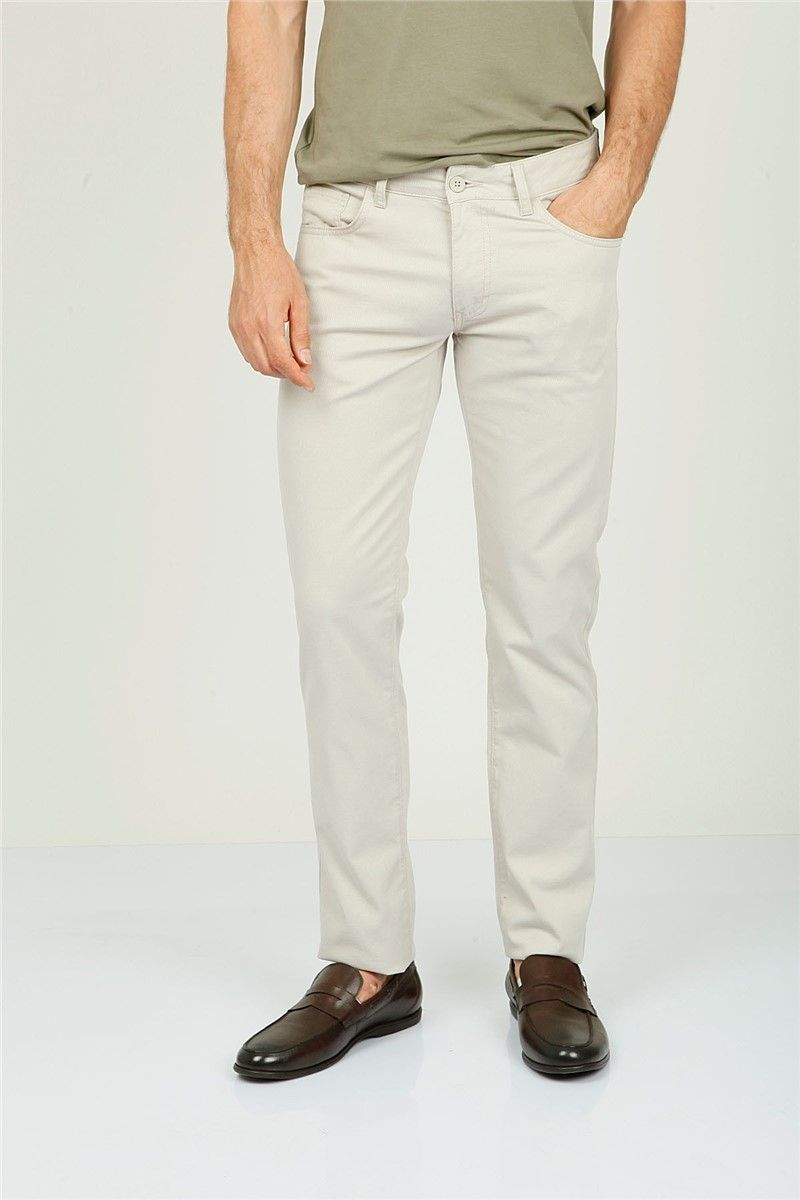 Men's trousers - Cream 307281