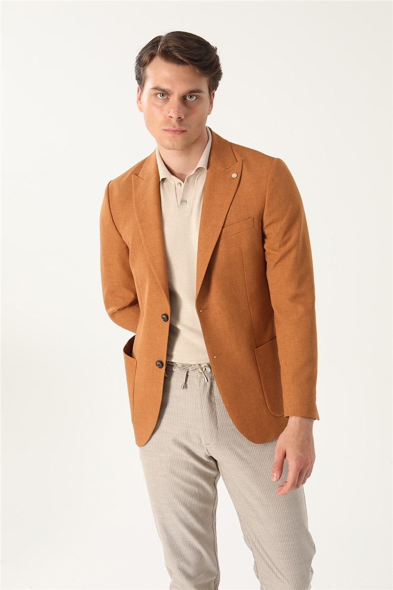 Men's Comfort Fit Jacket - Cinnamon #357775