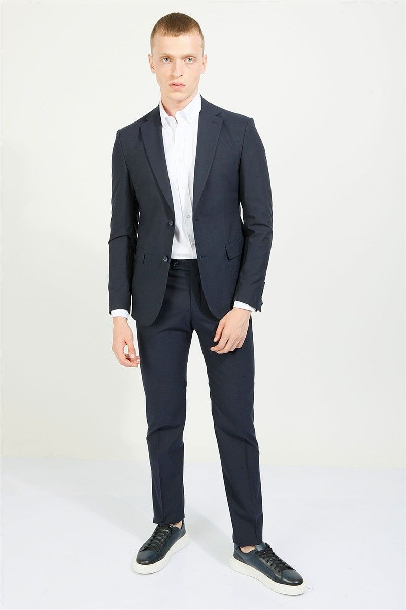 Men's Comfort Fit Suit - Navy #357809
