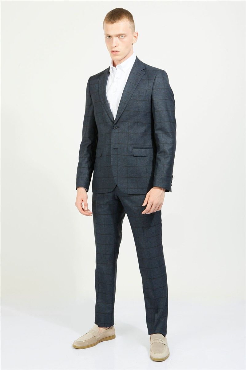 Men's Comfort Fit Suit - Navy #357832