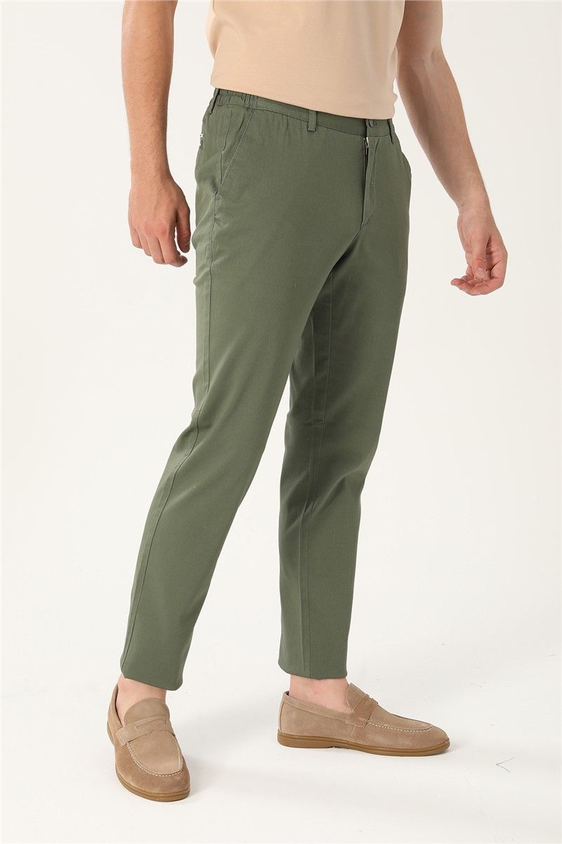 Men's Comfort Fit Pants - Green #357742