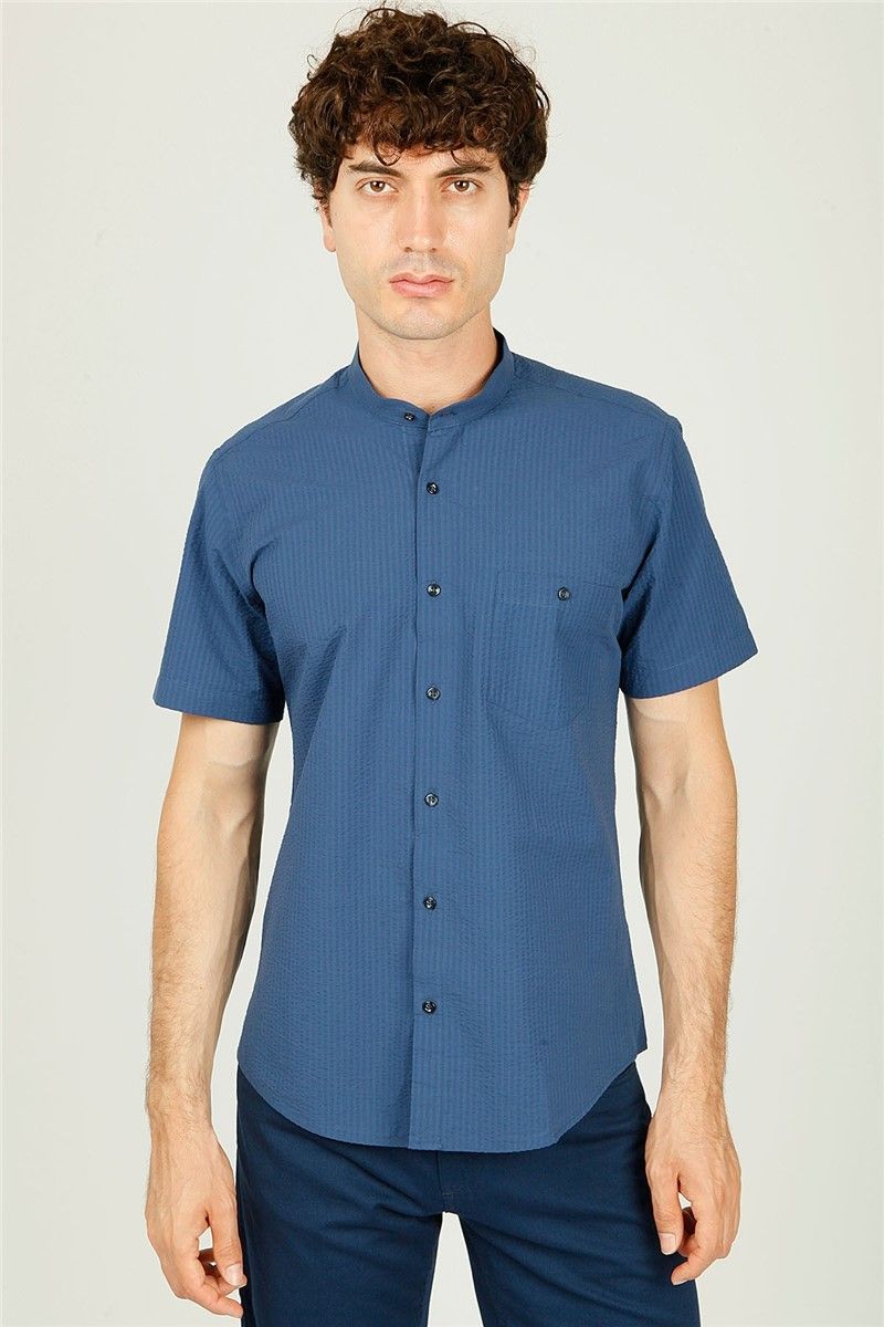 Centone Men's Shirt - Navy Blue #307334