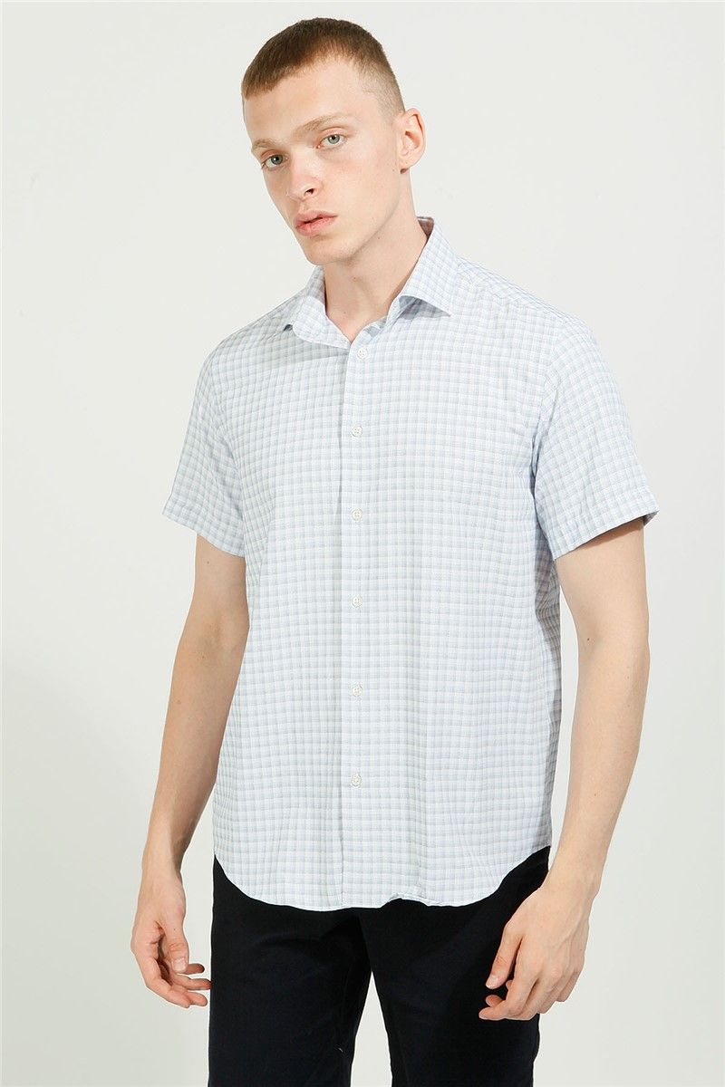 Camicia da uomo Comfort Fit - Azzurro #357703