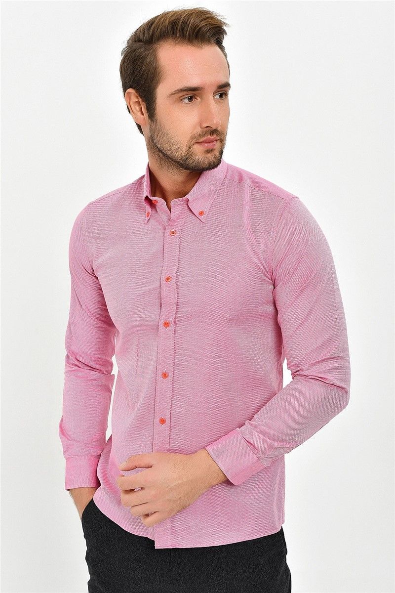 Centone Men's Shirt - Pink #268009