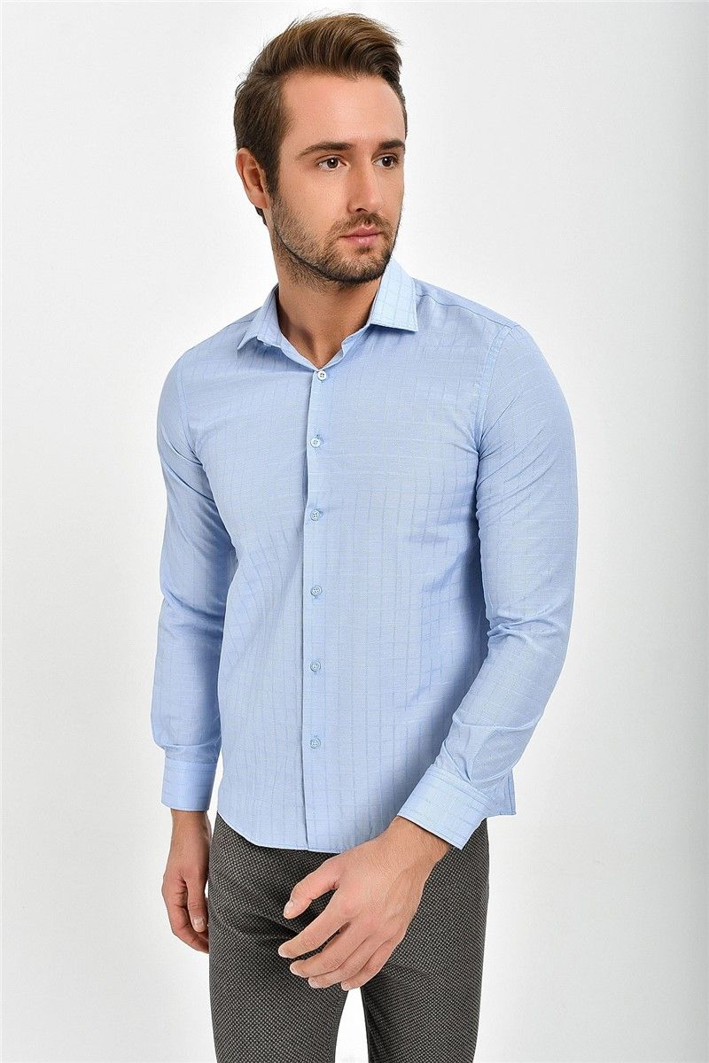Centone Men's Shirt - Blue #268039