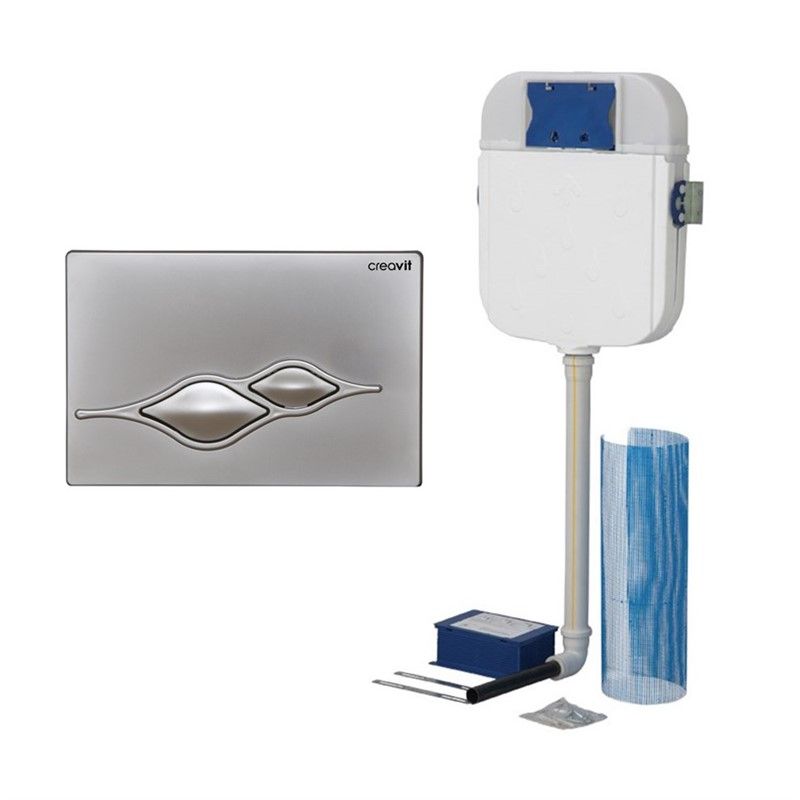 Creavit 5006 Concealed Toilet Cistern Kit with Squat - #337950