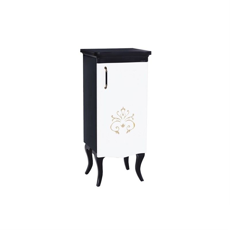 Creavit Antique Tall Cabinet 50 cm - White-Black #336564
