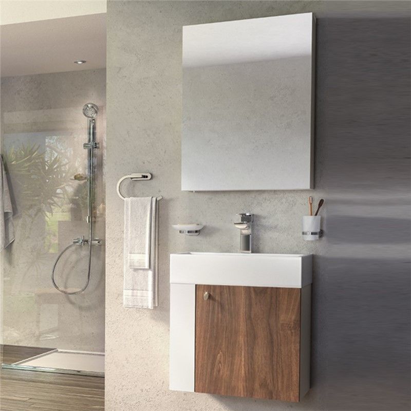 Creavit Font Sink and mirror cabinet with LED lighting 50 cm - #344780
