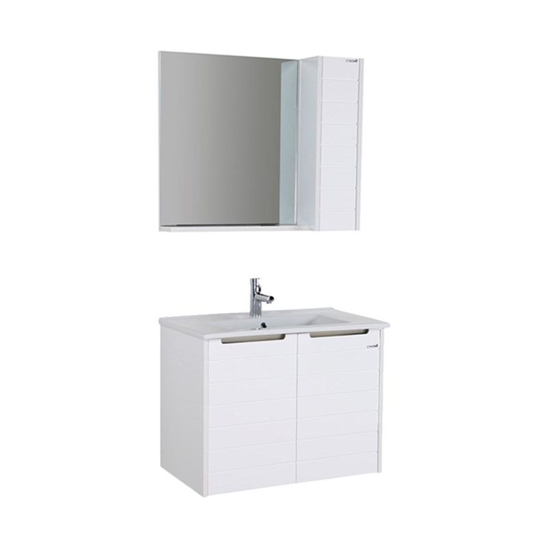 Creavit Fuga Bathroom Set 80 cm - White #335453