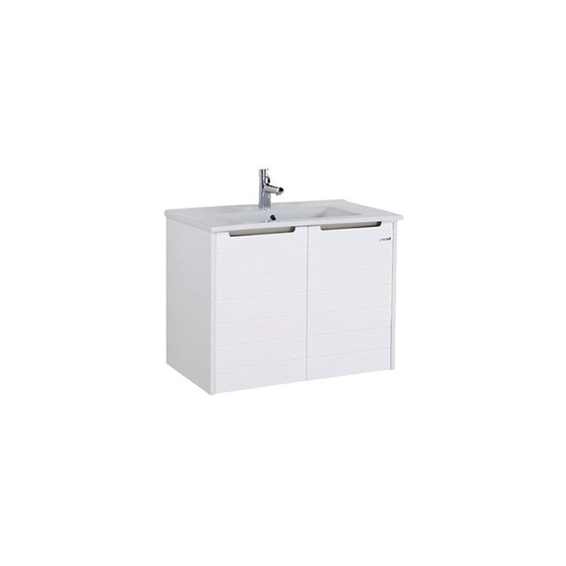 Creavit Fuga Cabinet with sink 80 cm - White #338557