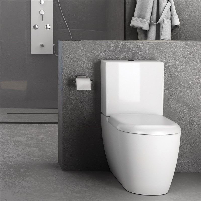 Creavit Grande XL Toilet Bowl Set with Cistern - White #337630
