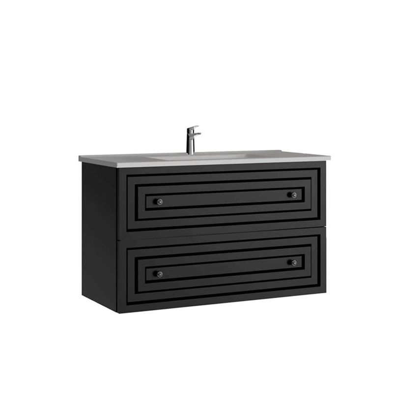 Creavit Kayra Base cabinet for sink 100 cm - Matte Anthracite #344712