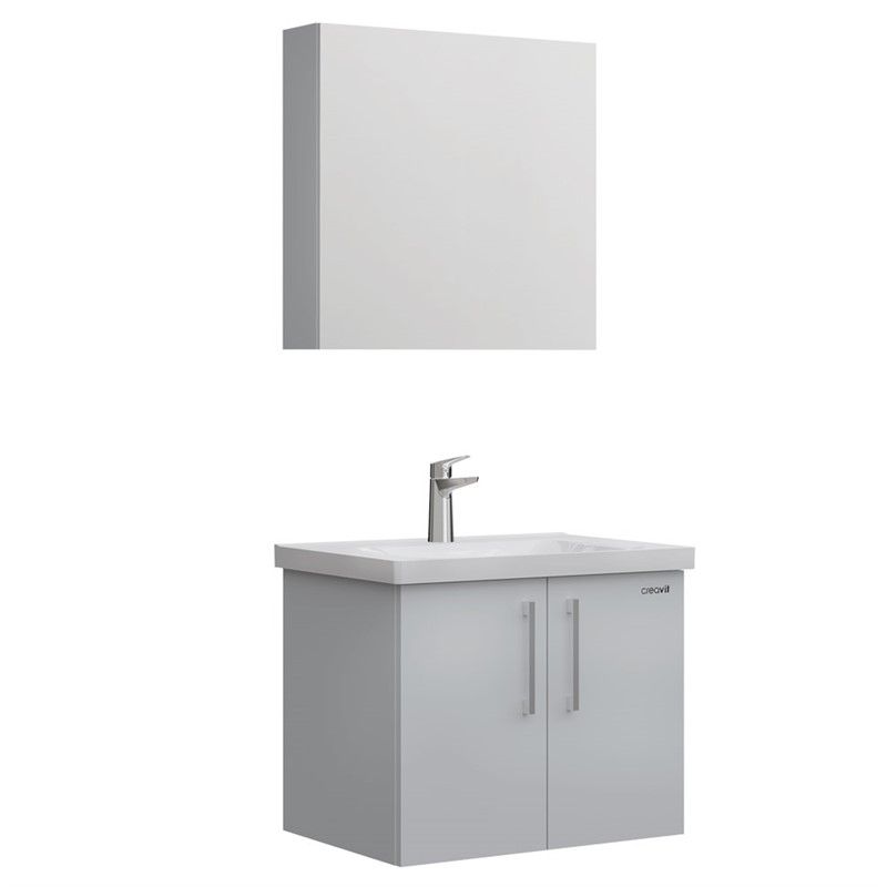 Creavit Moddo Bathroom Set 65 cm - Gray #344760