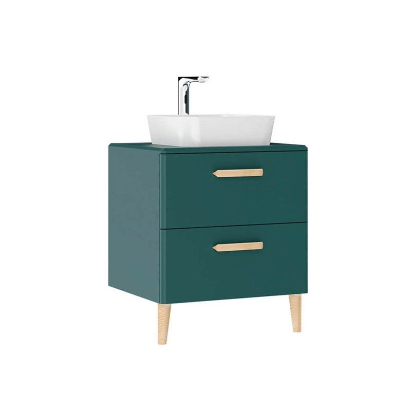 Creavit Patara Bathroom Cabinet 60 cm - Dark Green #344688
