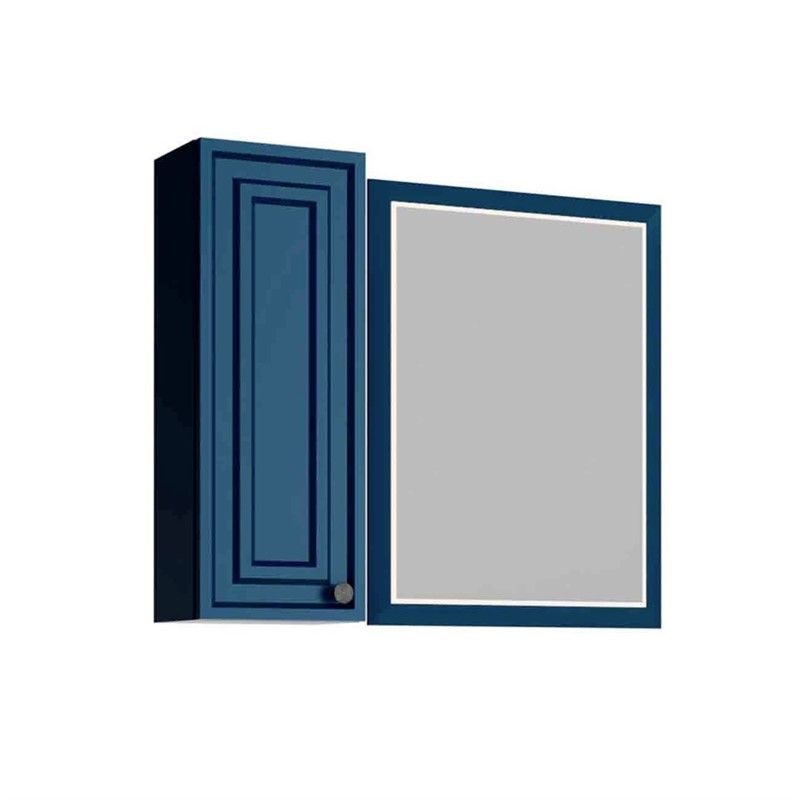 Creavit Perge Mirror Cabinet 30cm - Dark Blue #344706