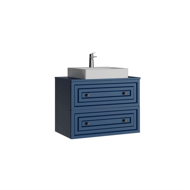 Creavit Perge Base cabinet for sink 80 cm - Dark blue #344703