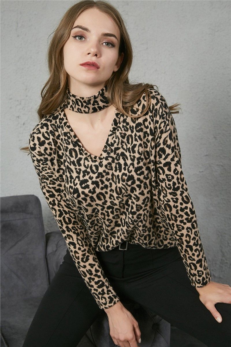 Női blúz - Leopard #265940