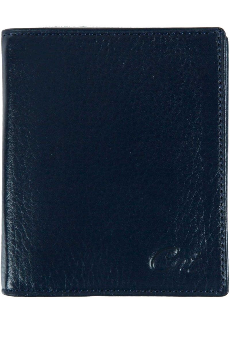 Centone Men's Leather Wallet - Dark Blue #268230