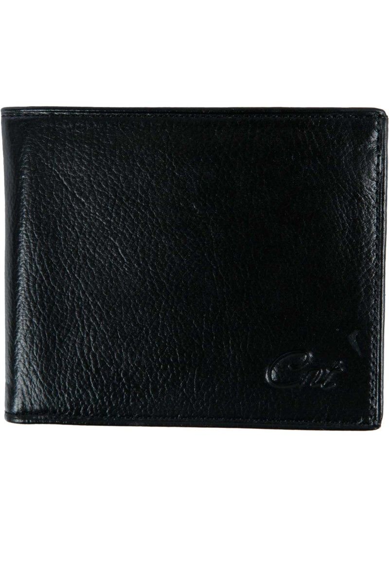 Centone Men's Leather Wallet - Black #268238