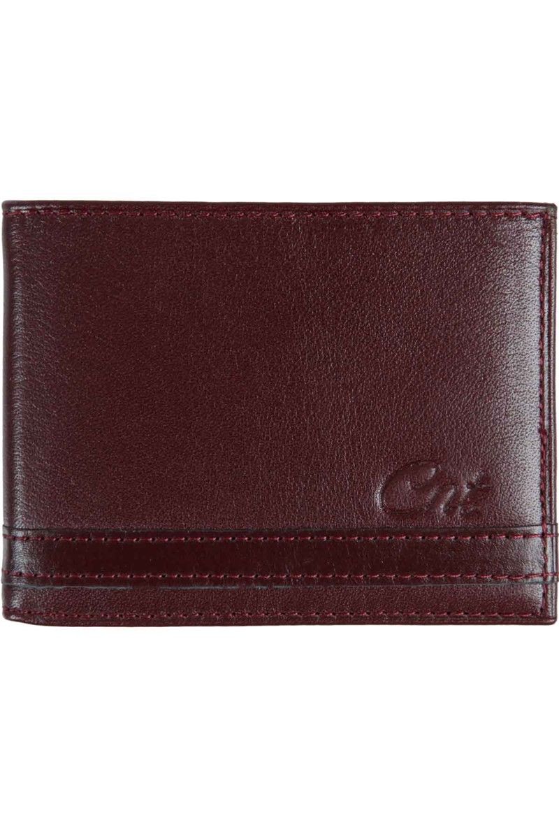 Centone Men's Leather Wallet - Brown #268242
