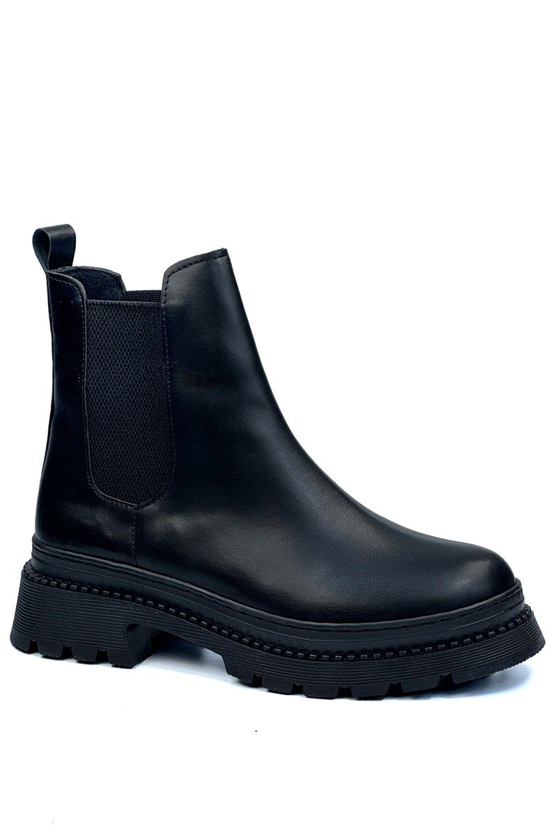 K66 Women's Ankle Boots - Black #407157
