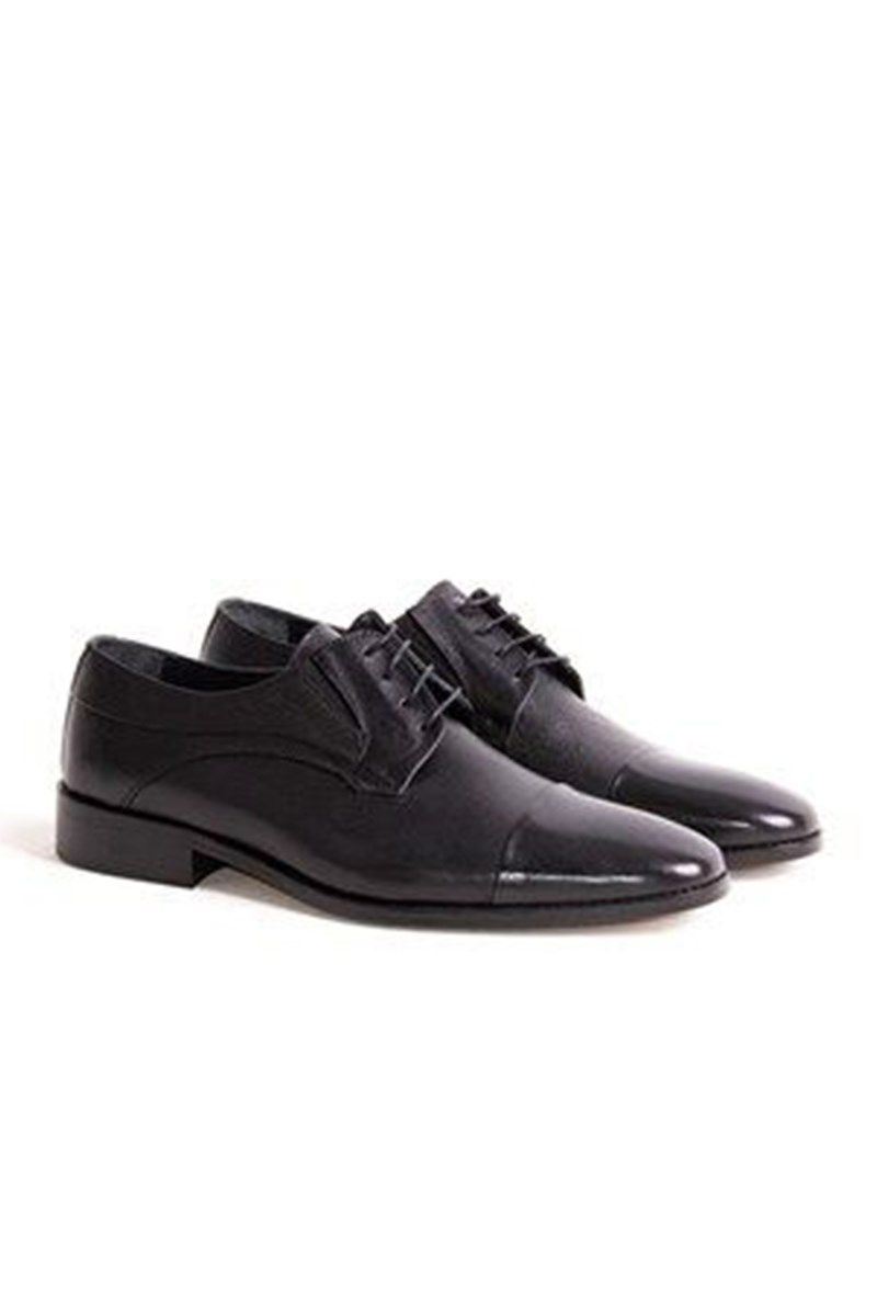 Men's Real Leather Shoes - Black #318145