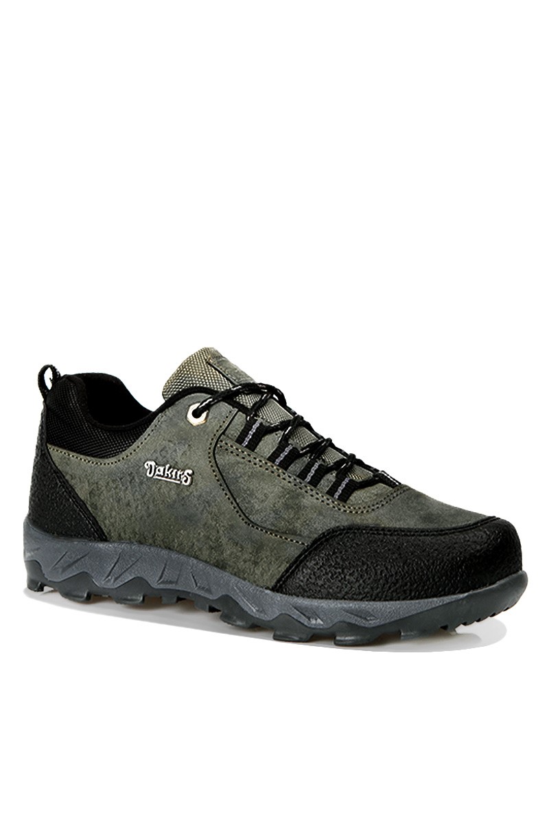 Męskie buty turystyczne - zielone  20183192