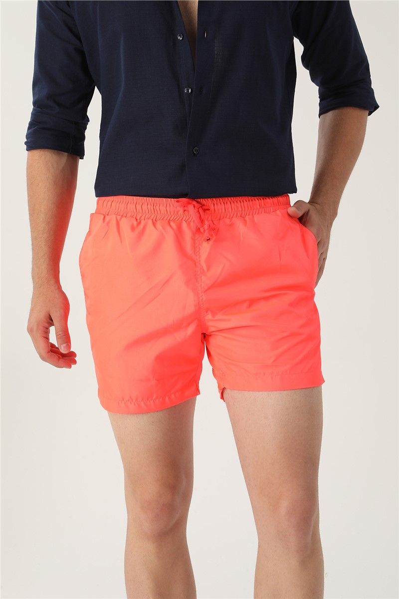 Men's Beach Shorts - Orange #357584