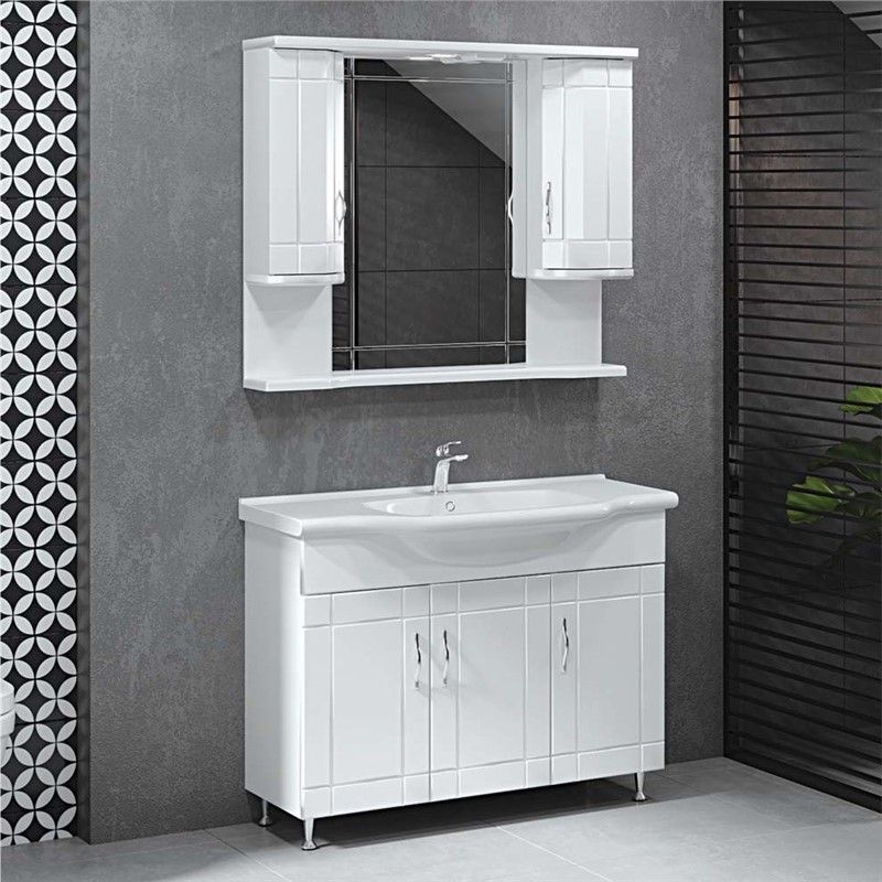 Denko Deniz Bathroom Cabinet 100 cm - White #337122