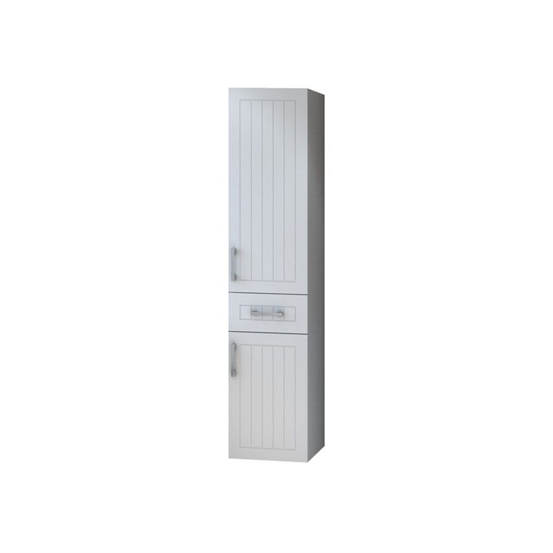 Denko Lotus High bathroom cabinet 35 cm - White #337537