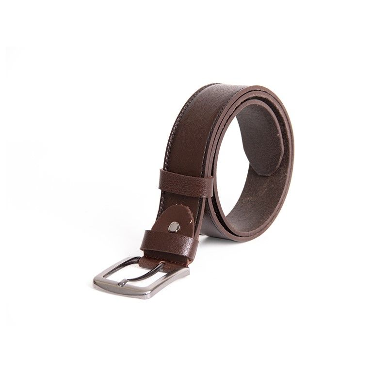 Men's leather belt - Brown #318439