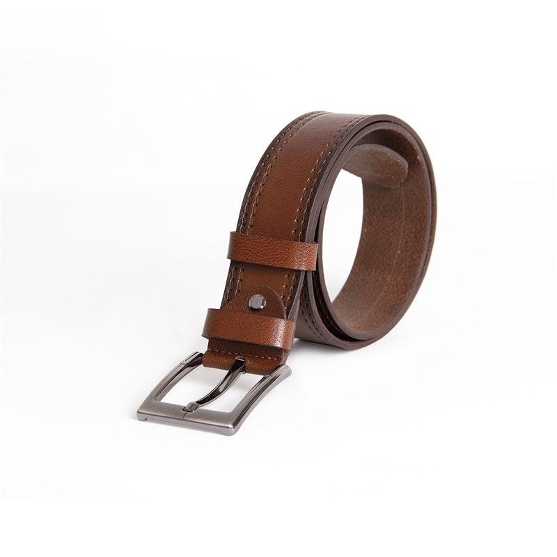 Men's leather belt - Brown #318445