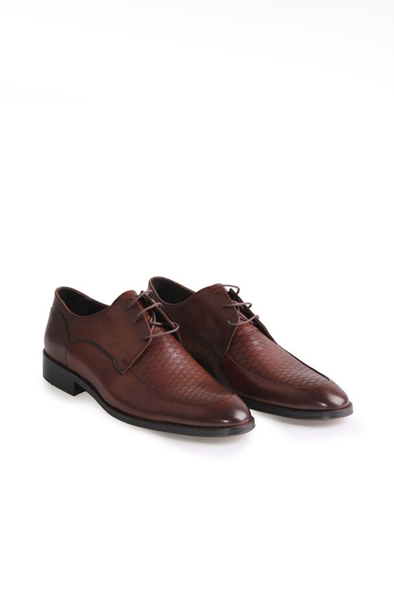 Men's Real Leather Shoes - Brown #317396