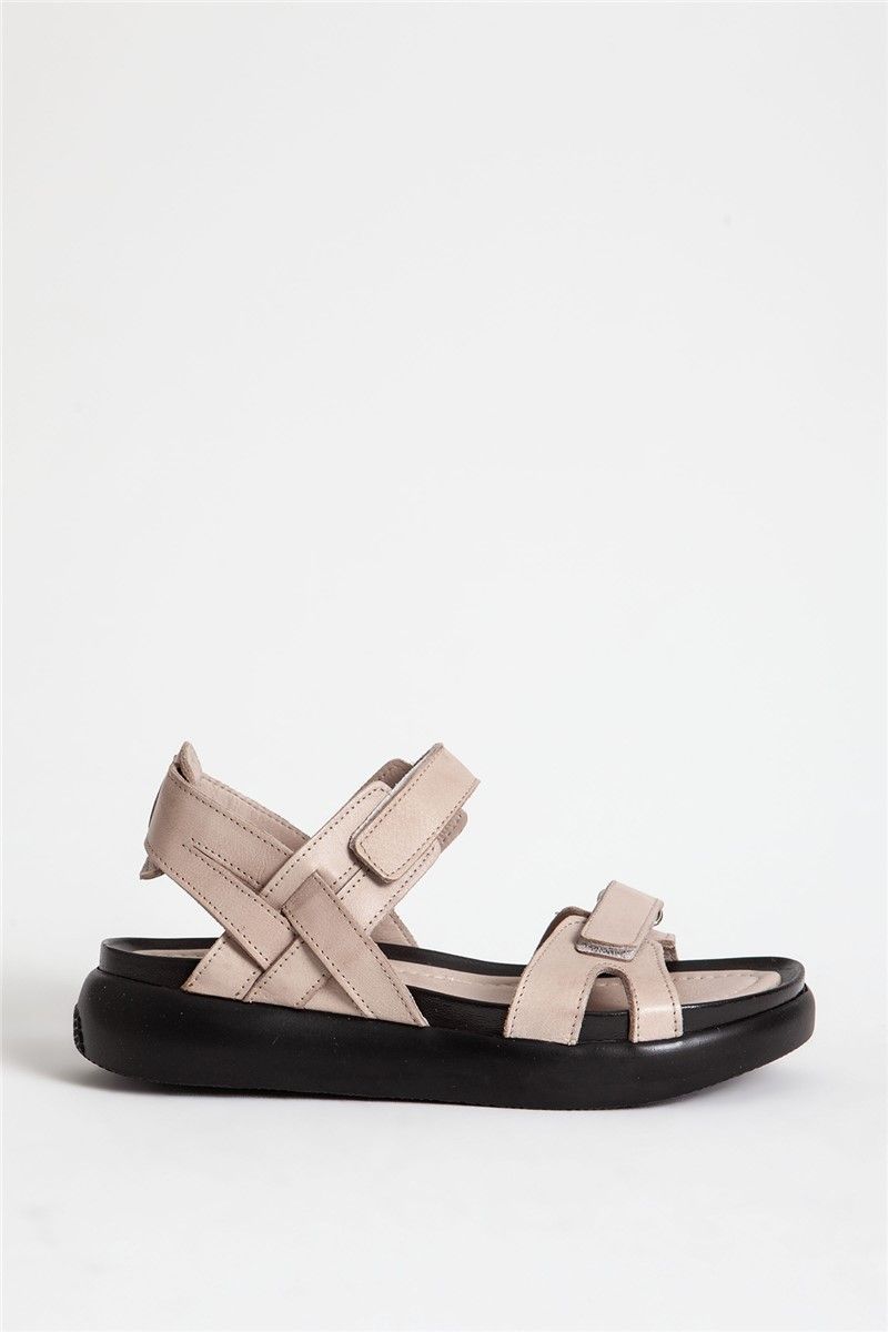 Women's Leather Sandals - Vizon #317508