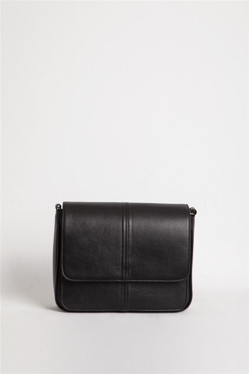 DERİCLUB Genuine Leather Handbag 2104 - Black #318978