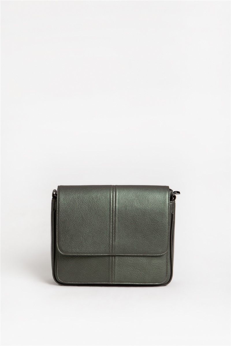DERİCLUB Genuine Leather Handbag 2104 - Dark Green #318980