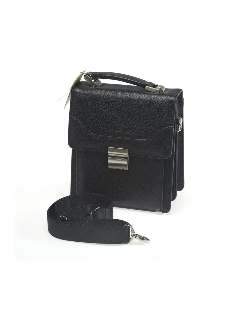 Leather Handbag - Black #318170