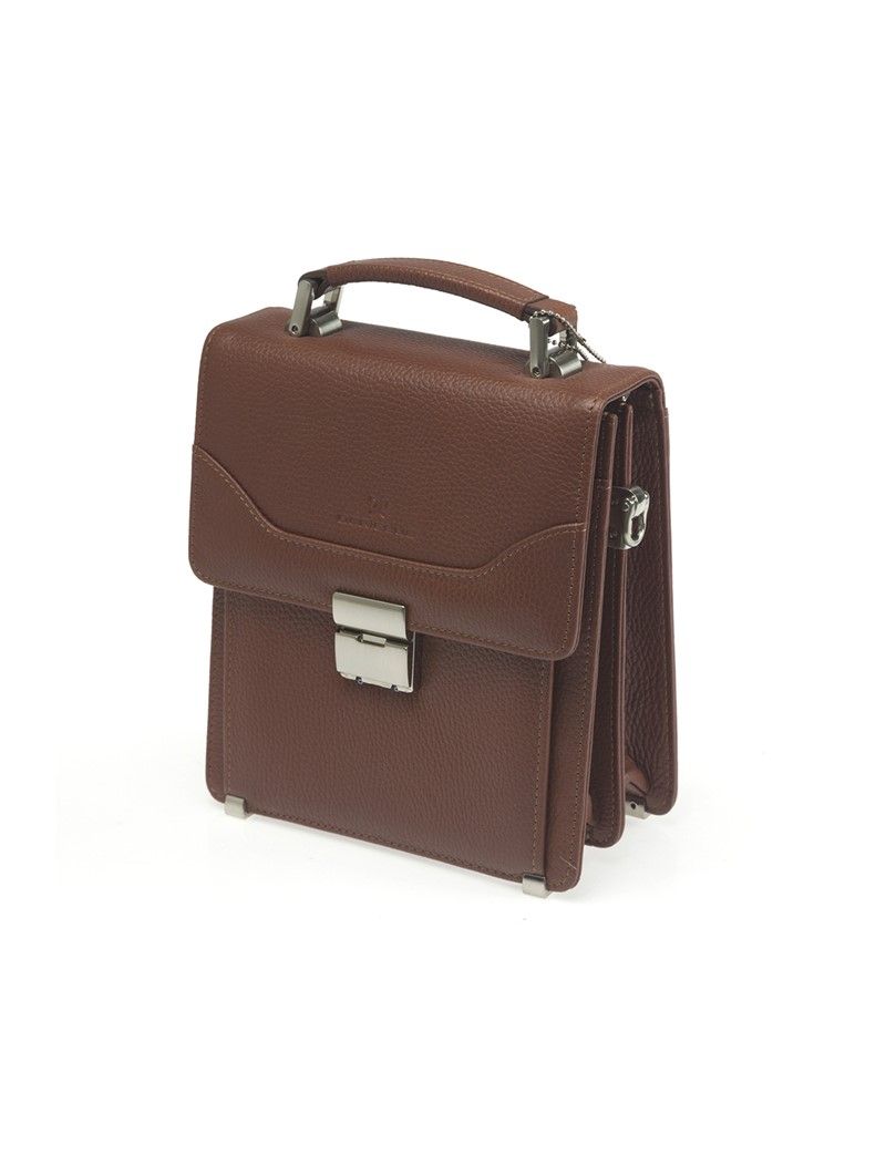 Leather Handbag - Brown #318172