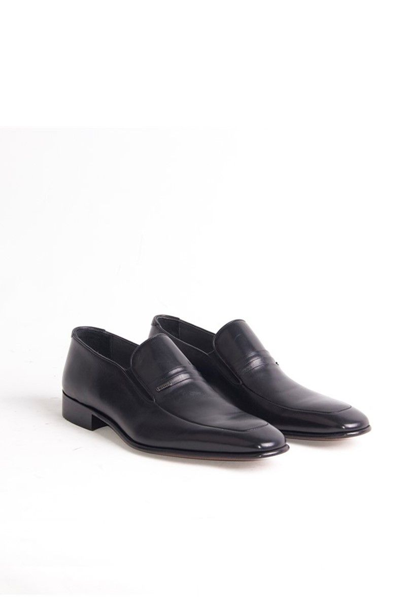 Muške cipele od prave kože 445 - crne #318181