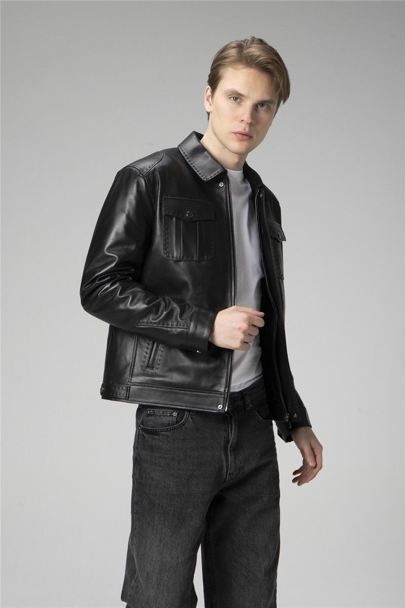DERİCLUB E-927 Men's Genuine Leather Jacket #319077