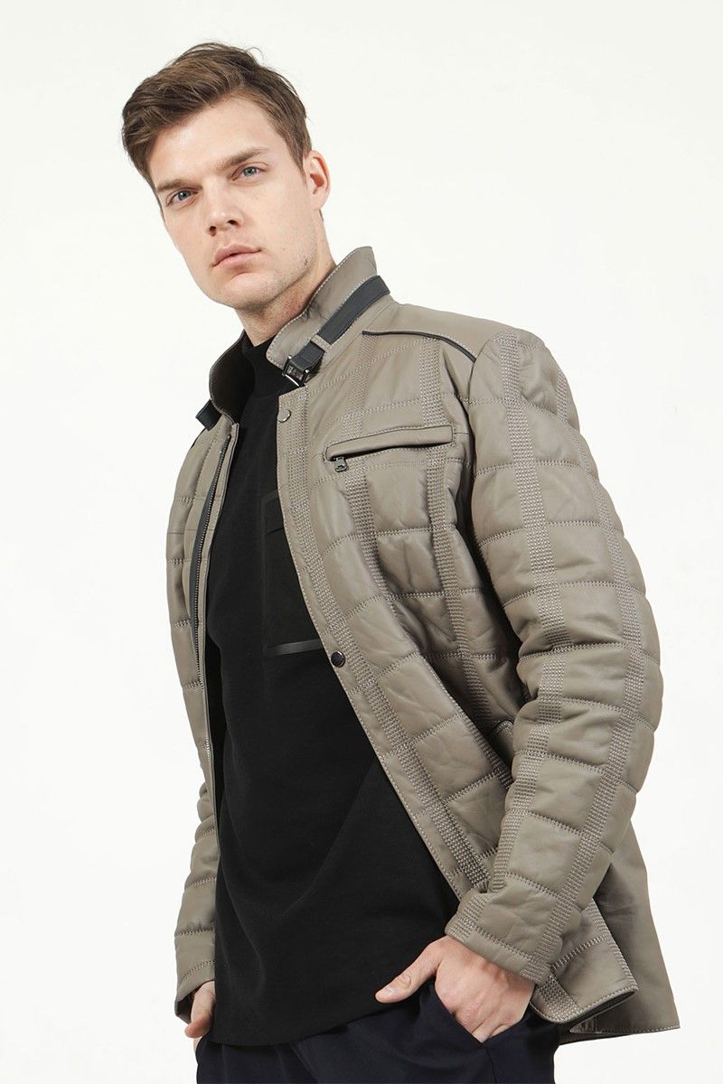 Men's Real Leather Coat - Vizon #319112