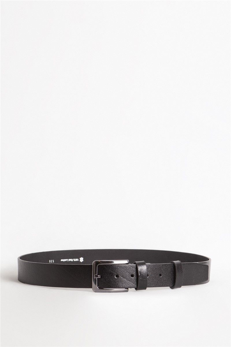 DERİCLUB Genuine Leather Men's Belt 502 - Black #365473