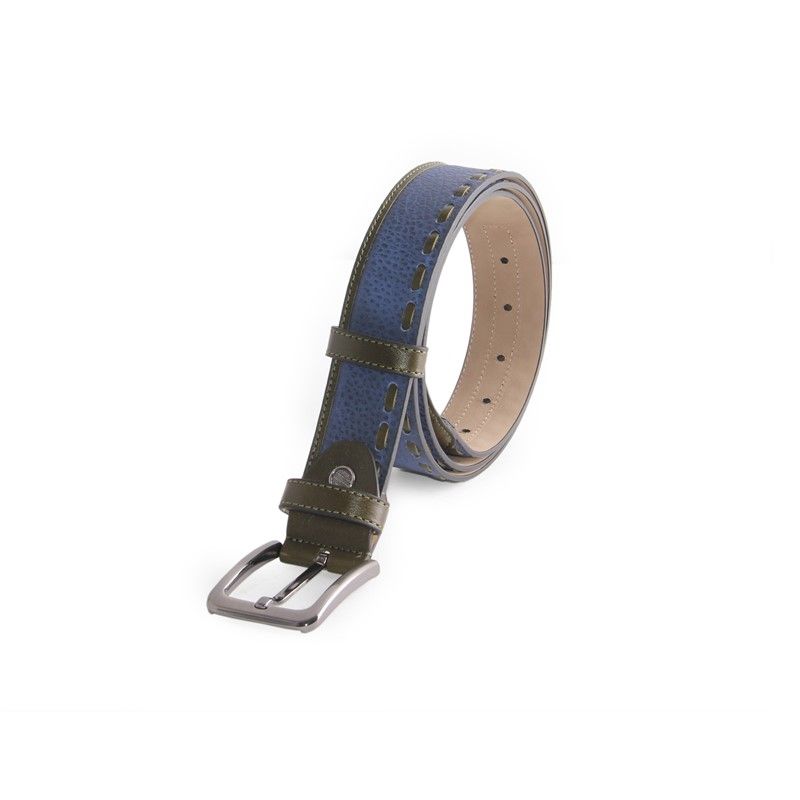 Men's leather belt - Blue #319270