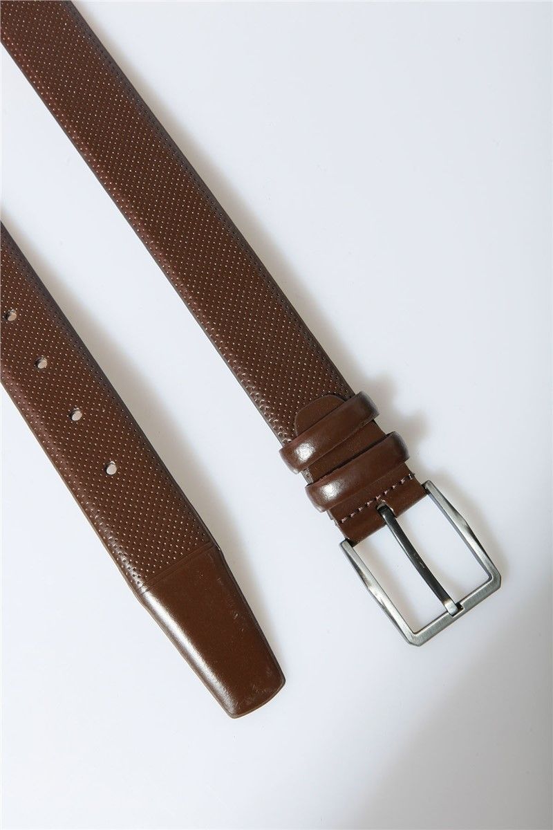 Leather belt - Brown 302885