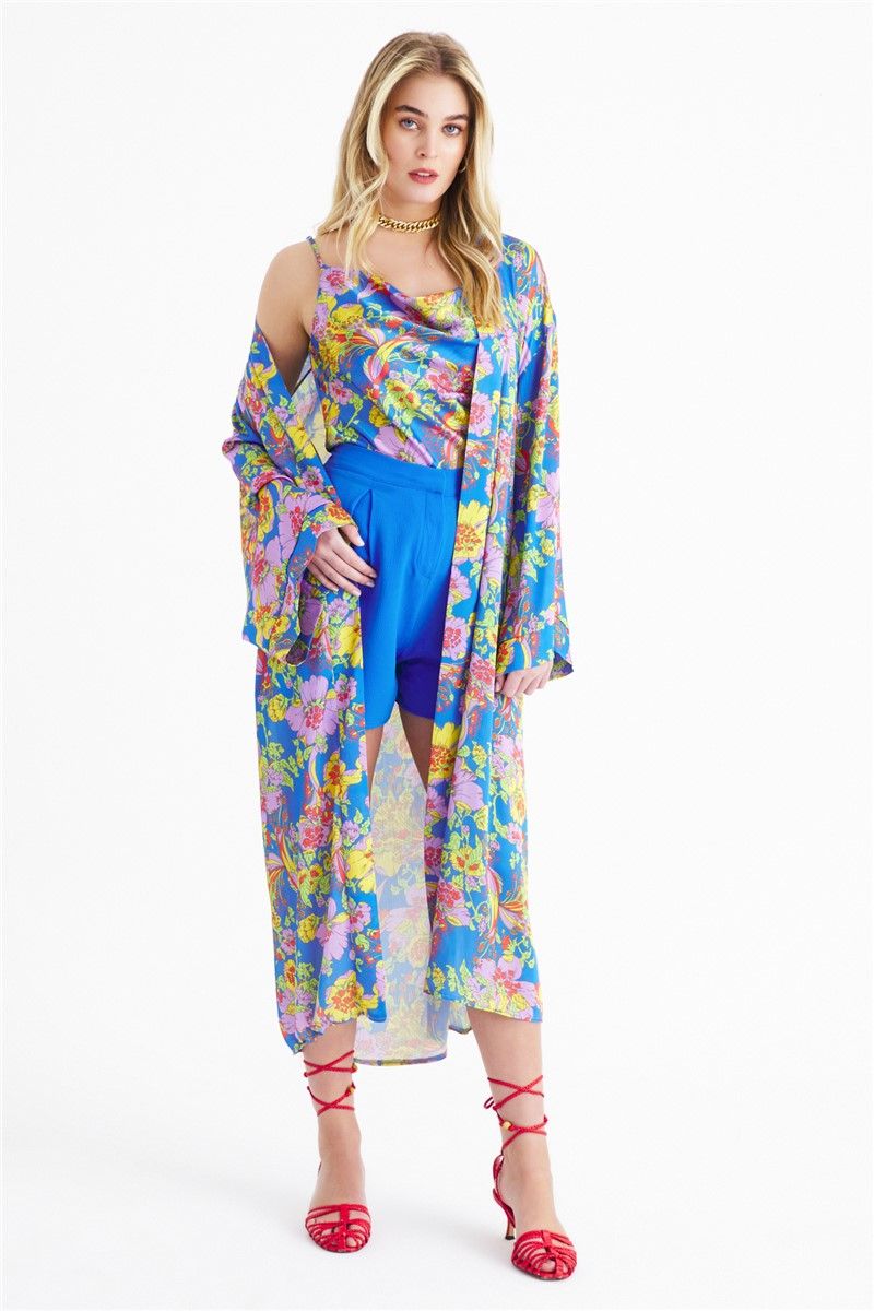 Ženski kimono s pojasom - višebojni #329583