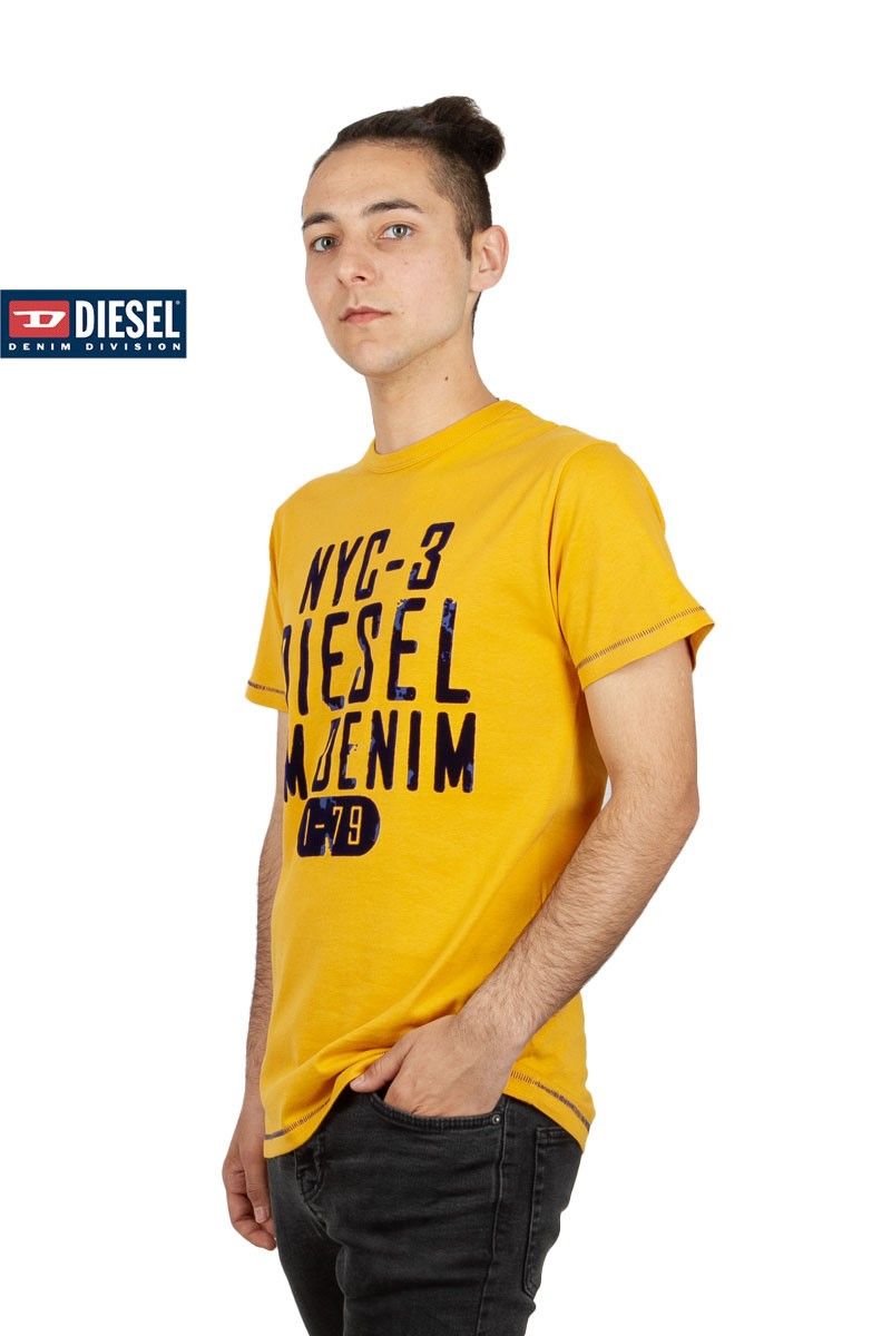 Diesel Men's T-Shirt - Yellow #202022